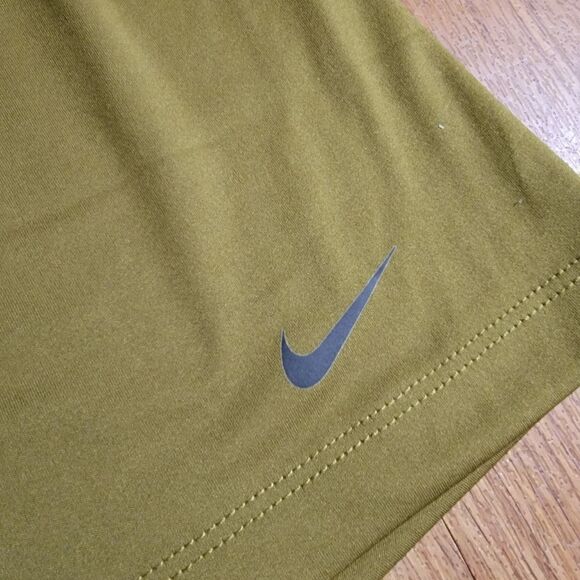 Nike Pro Intertwist Women's Tank Halter Racerback Top Gym Running Green Black M - Picture 3 of 5